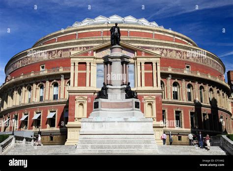 A Statue Of Prince Albert Outside The Royal Albert Hall Opened In 1871