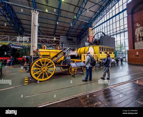 General Image Inside The National Railway Museum In York Seen Here Featuring A Replica Of Robert