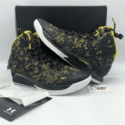 Under Armour Curry 1 Taxi 1258723 001 Steph UA Yellow Camo Size 10 5 EBay