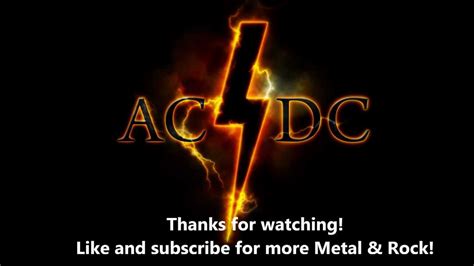 Ac Dc Highway To Hell With Lyrics Hd Youtube