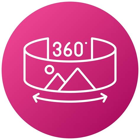 Premium Vector 360 Degree Photo Icon Style