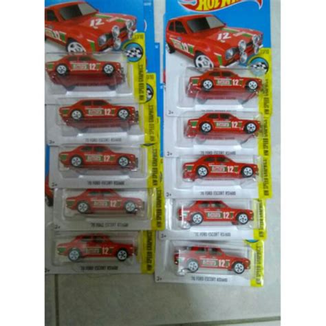 Hot wheels 風火輪 HW SPEED GRAPHICS 70 FORD ESCORT RS1600 蝦皮購物