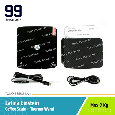 Jual Latina Einstein Drip Espresso Coffee Scale Timbangan Mini Kg G Shopee Indonesia