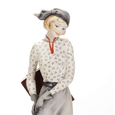 Guiseppe Armani Lady Golfer Porcelain Figurine 1992 Ebth