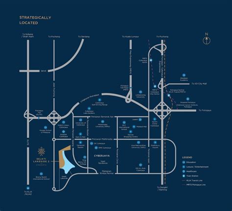 Location Map Sejati Lakeside 2