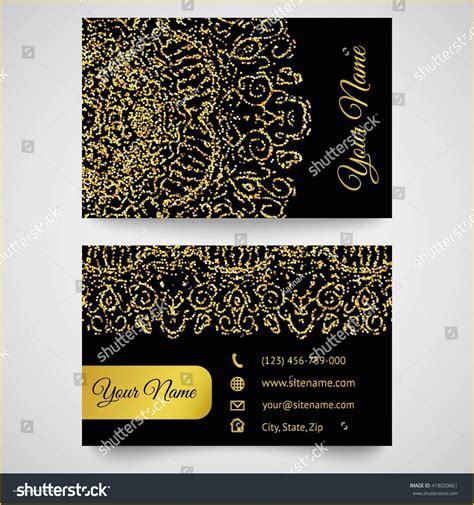 Gold Business Card Template Free Of 51 Cool Business Card Templates ...