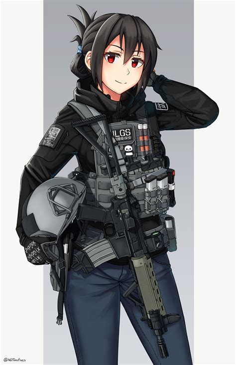 Tactical anime girl: Original character [digital... (10 Jan 2019)｜Random Anime Arts [rARTs ...