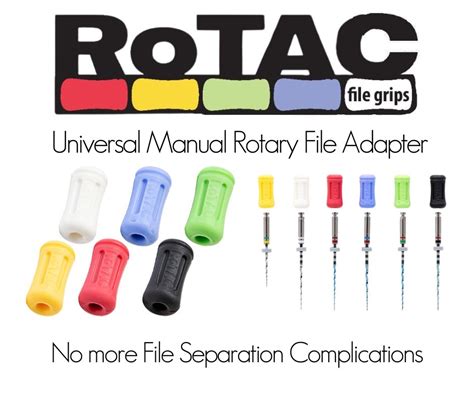 Rotac Venta Manual File Grips 6 Pack Manual Rotary File Adapters Sl