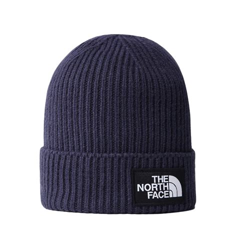 The North Face TNF Logo Box cuffed beanie Summit Navy NF0A3FJX8K2 Шапка ...