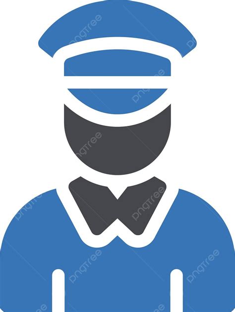 elemen polisi datar petugas vektor datar polisi elemen png