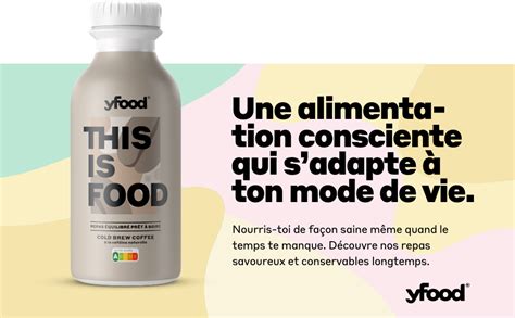 yfood Cold Brew Coffee repas prêt à boire THIS IS FOOD substitut de