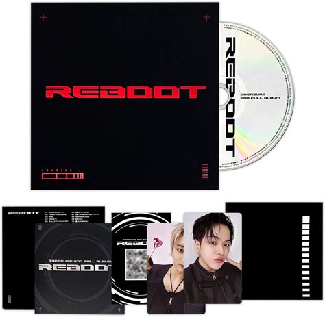 TREASURE 2ND FULL ALBUM REBOOT DIGIPACK Ver Sleeve Cover