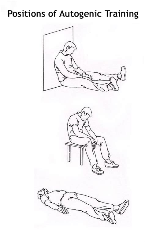 positions  autogenic training tecniche mentali