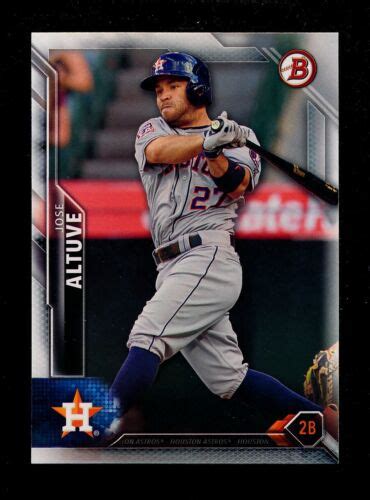 JOSE ALTUVE 2016 Bowman Baseball 39 Houston Astros EBay