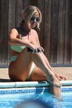 SWIMWEAR Chloe Meadows In Bikini On The Set Of TOWIE In Chelmsford 29 July 2020 MQ Phun