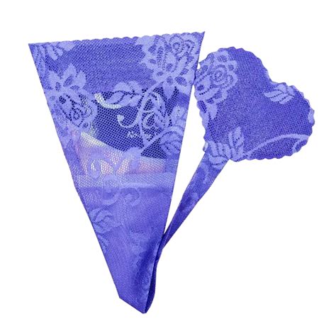 Women Sexy Lingerie Lace G String Knickers Underwear Open Crotch Thongs Panties V Back Lace