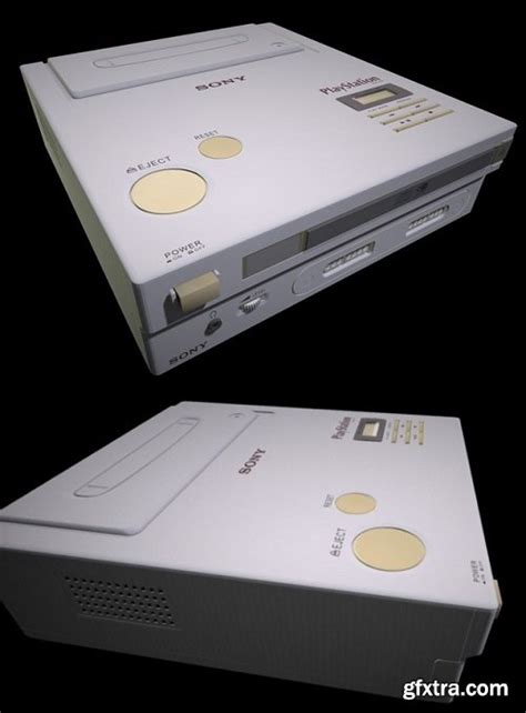 Super Nes Cd Rom 3d Model Gfxtra