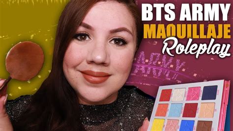 ASMR Español Maquillaje Para tu Concierto de BTS Roleplay Murmullo