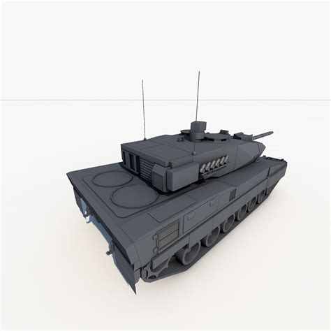 3d Model Leopard 2a7 Vr Ar Low Poly Cgtrader