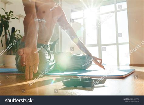 Closeup Unrecognizable Athletic Man Naked Torso Stock Photo Shutterstock