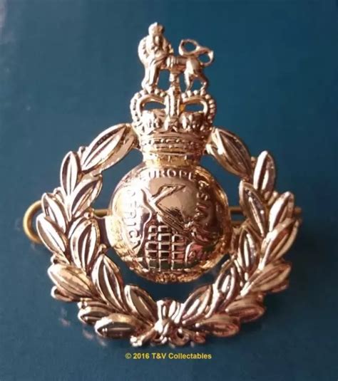 Royal Marines Cap Badge £1399 Picclick Uk