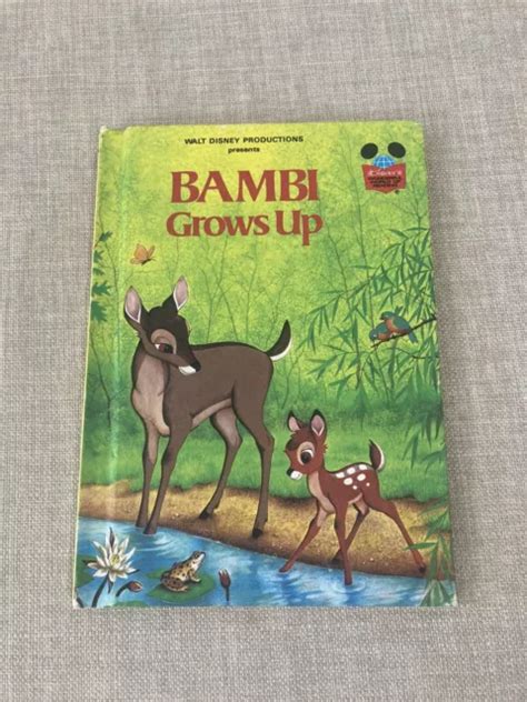 Vintage Walt Disneys Bambi Grows Up 1979 H B 6 00 Picclick Au