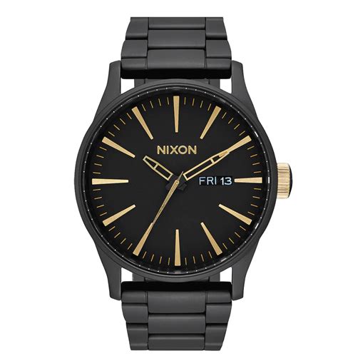 Nixon Sentry SS Matte Black Gold