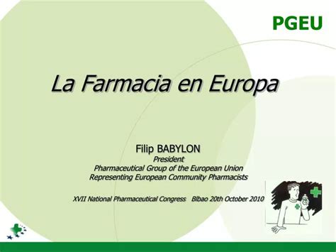 Ppt La Farmacia En Europa Powerpoint Presentation Free Download Id