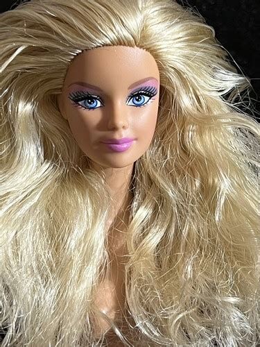 Blonde Blue Eyes Mattel Barbie Doll Beach Feet Nude For OOAK Q 18 EBay