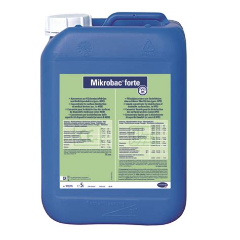 Bode Chemie Microbac Forte 5l Aldehyde Free Surface Disinfectant