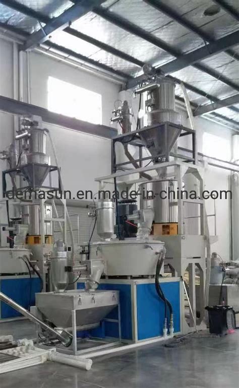 Plastic Compound Mixer Machine Pvc Powder Mixing Machine Hot Cold Mixer Unit Vertical