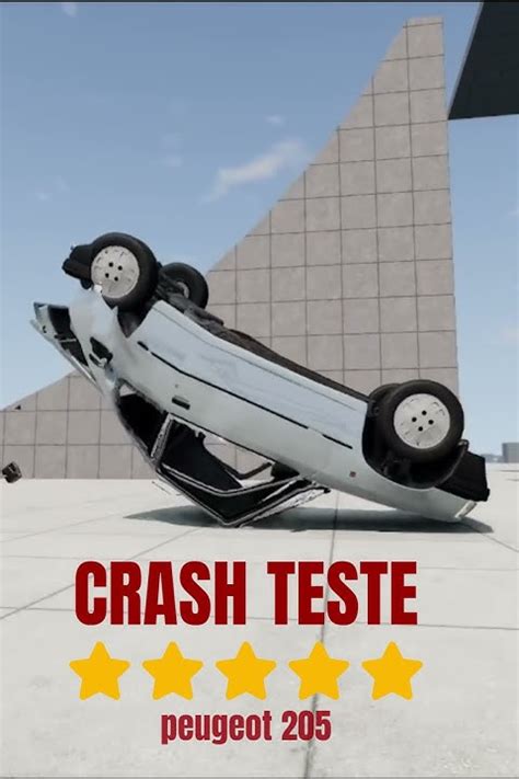 Crash Teste Peugeot 205 Beamngdrive 2024 Youtube