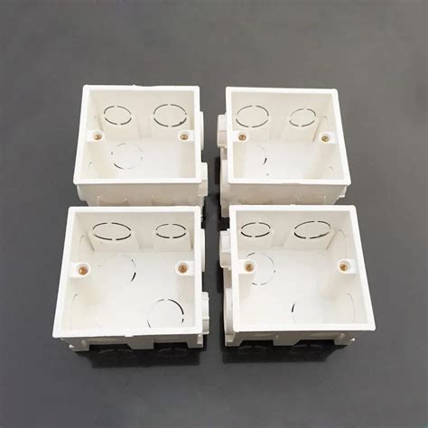 Pcs Electrical Socket Assembled Concealed Box Type Pvc Wall Box