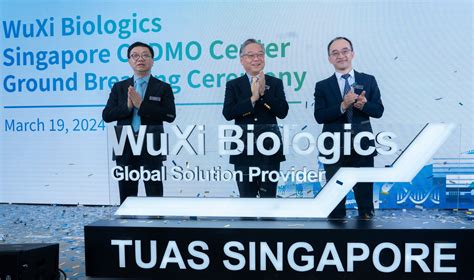 WuXi Biologics Breaks Ground on CRDMO Center in Singapore