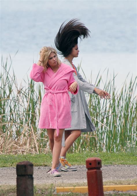 Vanessa Hudgens Pink Bikini Spring Breakers Neon Green Lowlight Spring Breakers Rachel