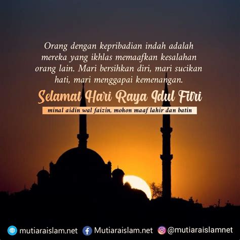 Kumpulan Gambar 18 Kata Mutiara Untuk Ucapan Selamat Idul Fitri Kataucap