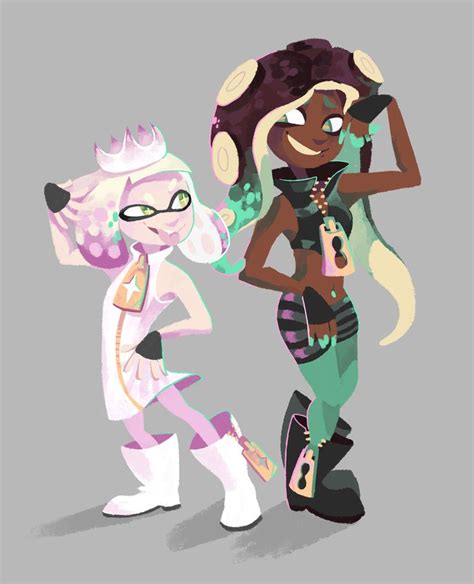 Image Result For Marina X Pearl Splatoon Splatoon Comics Marina Splatoon