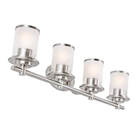 Hampton Bay Truitt In Light Brushed Nickel Modern Transitional