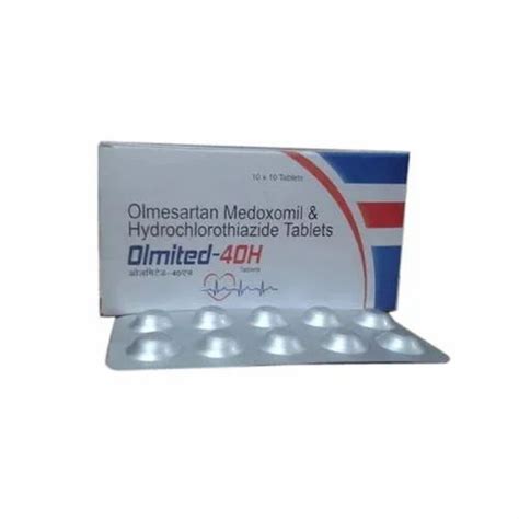 Olmesartan Medoxomil And Hydrochlorothiazide Tablets At Rs 234stripe