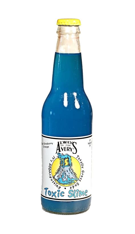 Toxic Slime Soda By Averys Blue Raspberry Orange