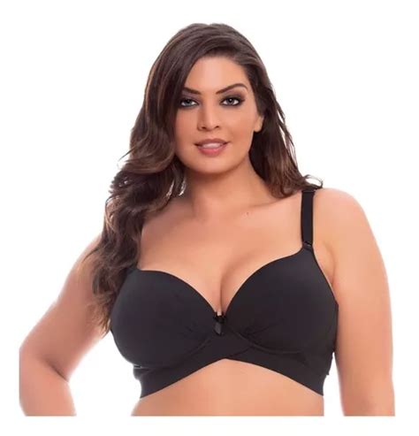 Sutiã Plus Size Reforçado Cor Lisa Soutien Bojão Lingerie Parcelamento sem juros