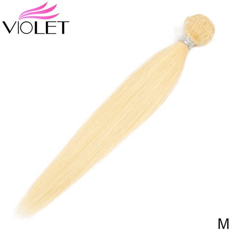 Чистый 613 светлые волосы бразильские локоны Weave bundle s прямой 1 ...