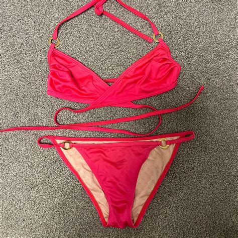 Victoria Secret Pink Bikini Set Size S Depop