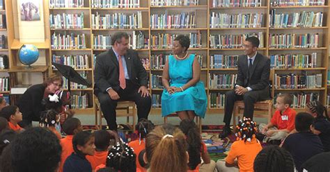 Gov Christie Visits Camden Elementary School Cbs Philadelphia