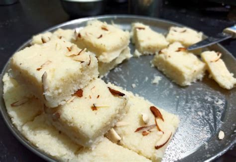 How To Make Coconut Barfi Coconut Barfi Recipe Nariyal Barfi