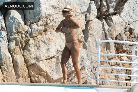 Victoria Silvstedt Seen In A Bikini At Hotel Du Cap Eden Roc In Antibes Aznude