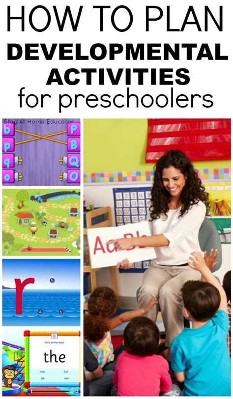 How To Plan Development Activities For Preschoolers Artofit