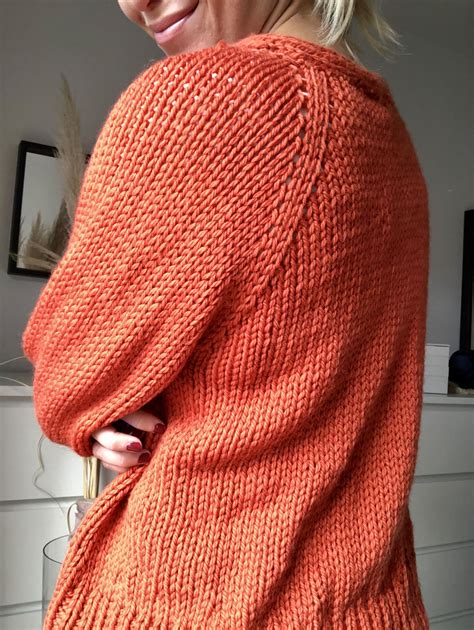 Anleitungstipp L Ssige Strickjacke Rvo Helenas Handarbeit