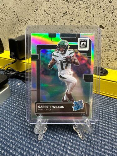 Garrett Wilson Rated Rookie Silver Panini Donruss Optic Jets Roty