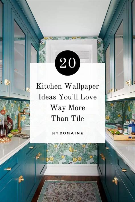 20 Kitchen Wallpaper Ideas for a Stylish Kitchen Refresh